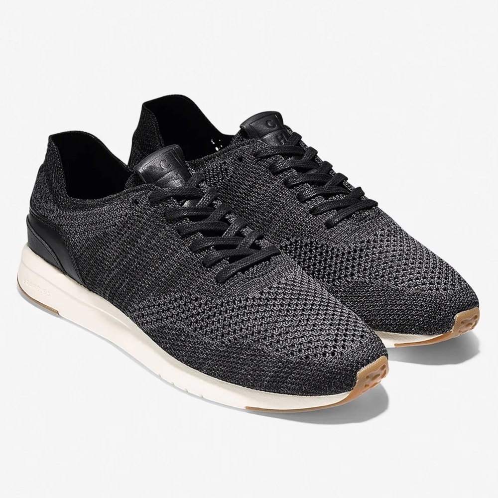 Cole Haan GrandPro Running Sneaker Black Magnet Stitchlite Men’s Size 12
